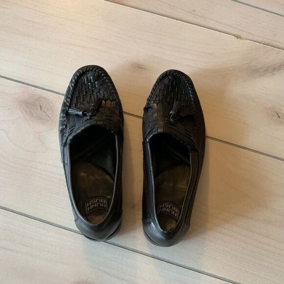 mens 8.5 nunn bush loafers black dress shoe - Picture 4 of 7